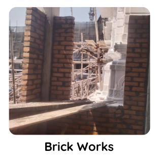 Brick masonry work by KBSOL Energetics LLP