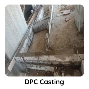 Damp Proof Course (DPC) casting by KBSOL Energetics LLP